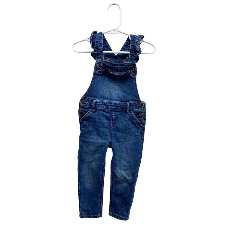 Ruffles Denim Overalls Baby Girl's Size 18 Months